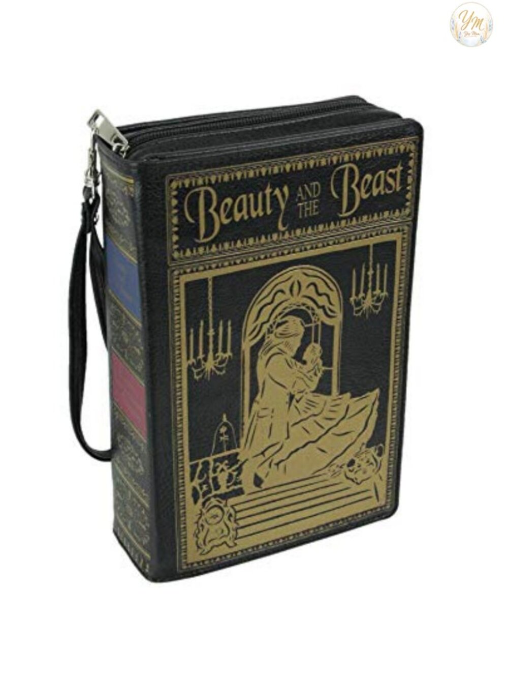 Beauty and the Beast Book Clutch Purse Crossbody Bag Wristlet Novelty Bag